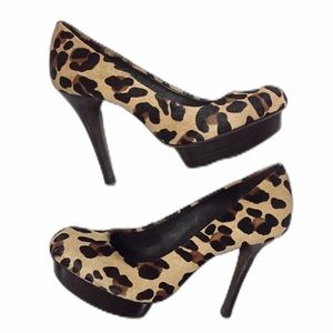 Tory Burch Camilla Calf Hair Platform Pumps